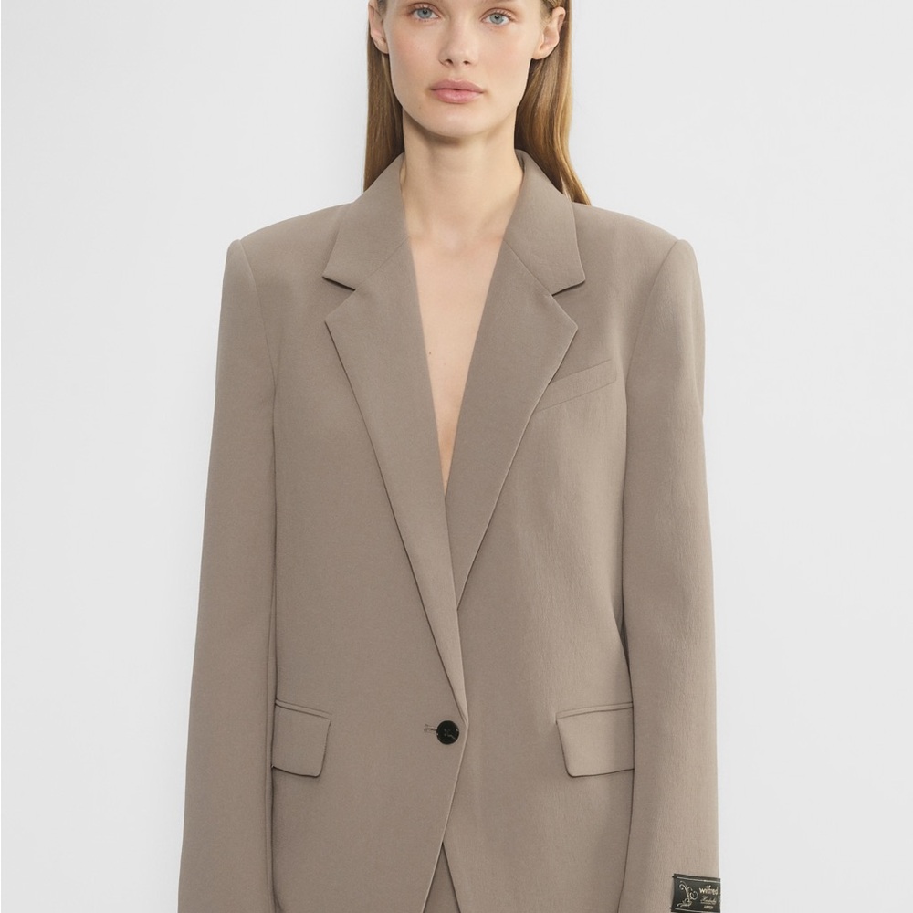 NWT Aritzia Women’s Wilfred Classic Taupe Blazer